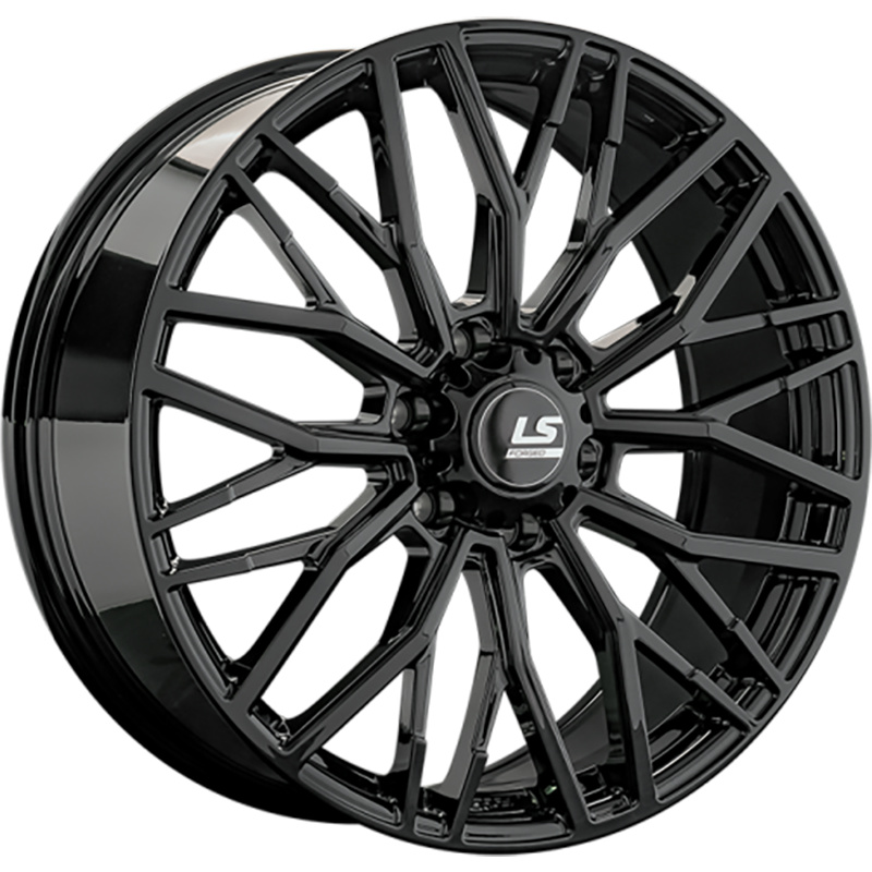 LS Forged 9x21/6x139,7 ET30 D100,1 LS FG33 BK (конус, Колпак+лого)