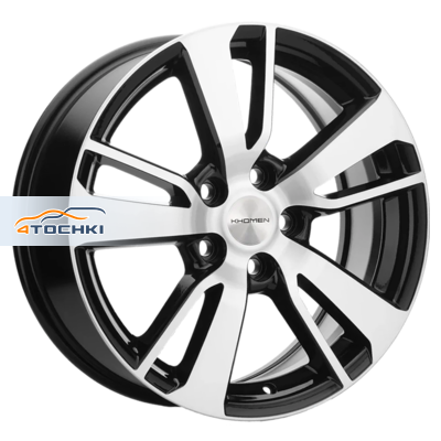 Khomen Wheels 7x17/5x114,3 ET37 D66,5 KHW1704 (Jolion) Black-FP