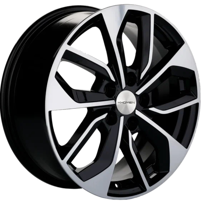 Khomen Wheels 7x17/5x108 ET43 D65,1 KHW1703 (DFM AX 7) Black-FP