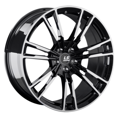 LS Forged 8x19/5x112 ET27 D66,6 LS FG06 BKF (конус, C570)