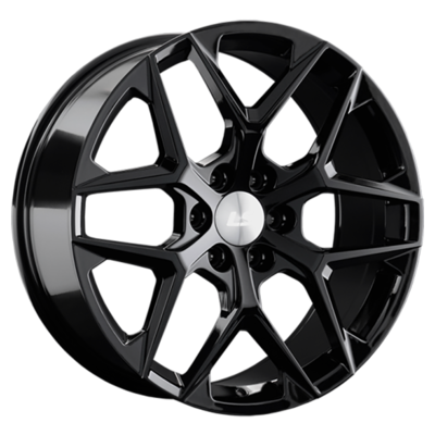 LS 9x22/6x139,7 ET30 D100,1 1372 BK (конус, Колпак+лого)