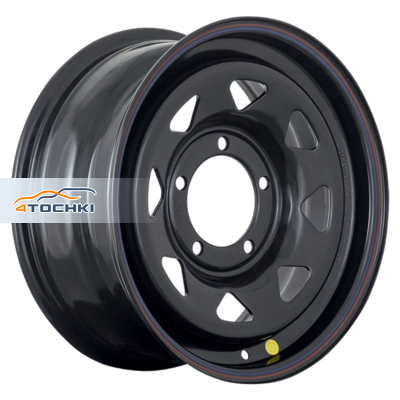 Off-Road Wheels 7x16/5x139,7 ET30 D110 УАЗ (треуг. мелкий) Черный (с увелич. полкой)