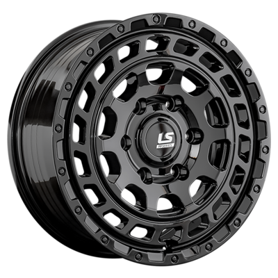 LS FlowForming 7x16/6x139,7 ET38 D67,1 RC89 BK (конус)
