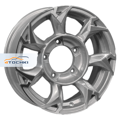 Khomen Wheels 5,5x15/5x139,7 ET5 D98,5 KHW1505 (Lada NIVA 4x4) F-Silver-FP