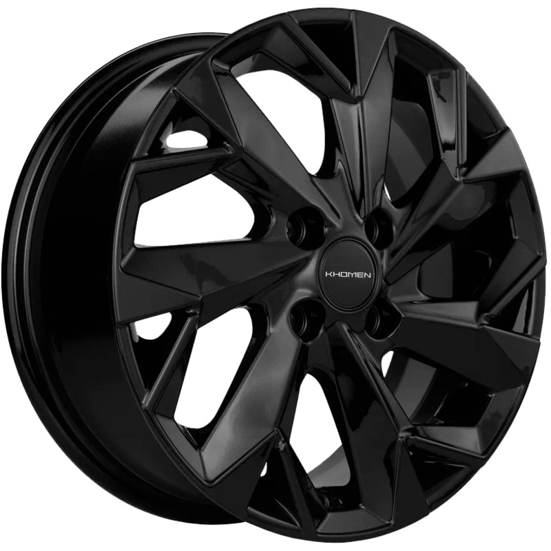 Khomen Wheels 5,5x14/4x100 ET43 D67,1 KHW1402 (Solaris/Logan/Rio) Black