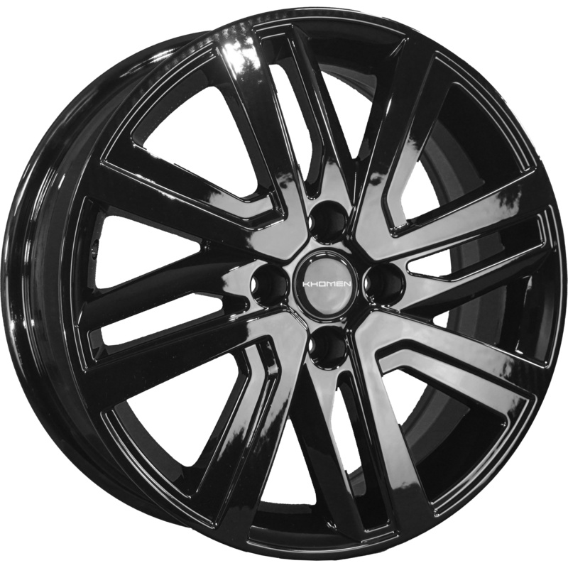 Khomen Wheels 6x16/4x100 ET37 D60,1 KHW1609 (Stepway) Black