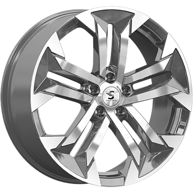 Premium Series 7,5x19/5x112 ET40 D57,1 КР015 (Kodiaq) Diamond Gloss Graphite