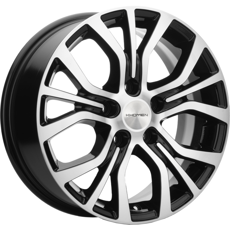 Khomen Wheels 6,5x16/5x114,3 ET45 D54,1 KHW1608 (Geely Coolray) Black-FP