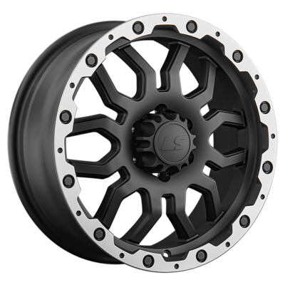 LS 7,5x17/6x114,3 ET40 D66,1 1285 MBL (конус, Колпак+лого)