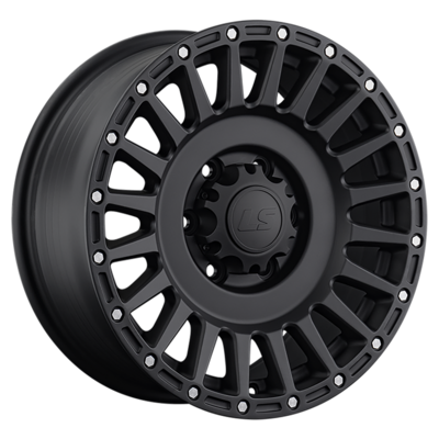 LS FlowForming 8x17/6x139,7 ET36 D100,1 RC95 MB (конус, Колпак+лого)