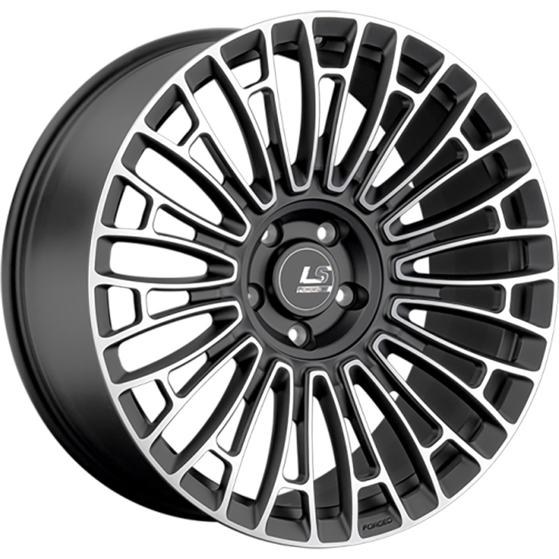 LS Forged 9x21/5x120 ET45,5 D62,6 LS FG25 MBF (конус, Колпак+лого)