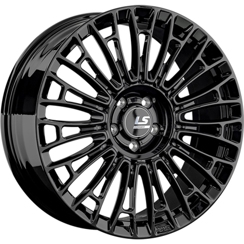 LS Forged 9x21/5x120 ET45,5 D62,6 LS FG25 BK (конус, Колпак+лого)