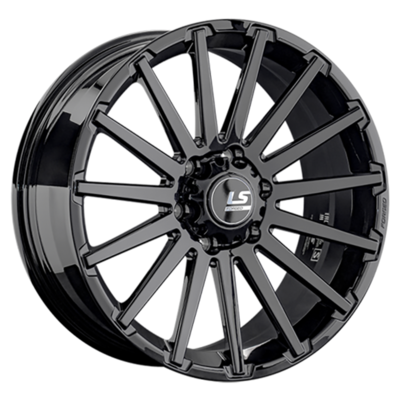 LS Forged 9x20/6x139,7 ET30 D100,1 LS FG32 BK (конус, Колпак+лого)