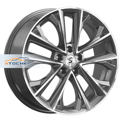 Premium Series 7x18/5x108 ET38 D60,1 КР012 (Jetour X70 Plus/X90 Plus) Diamond Gloss Graphite