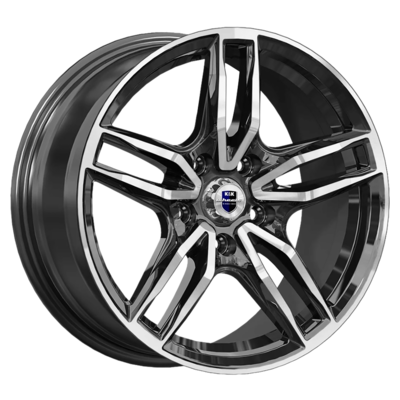 K&K 8x17/5x114,3 ET40 D66,1 Бартон (КС1110) Алмаз черный