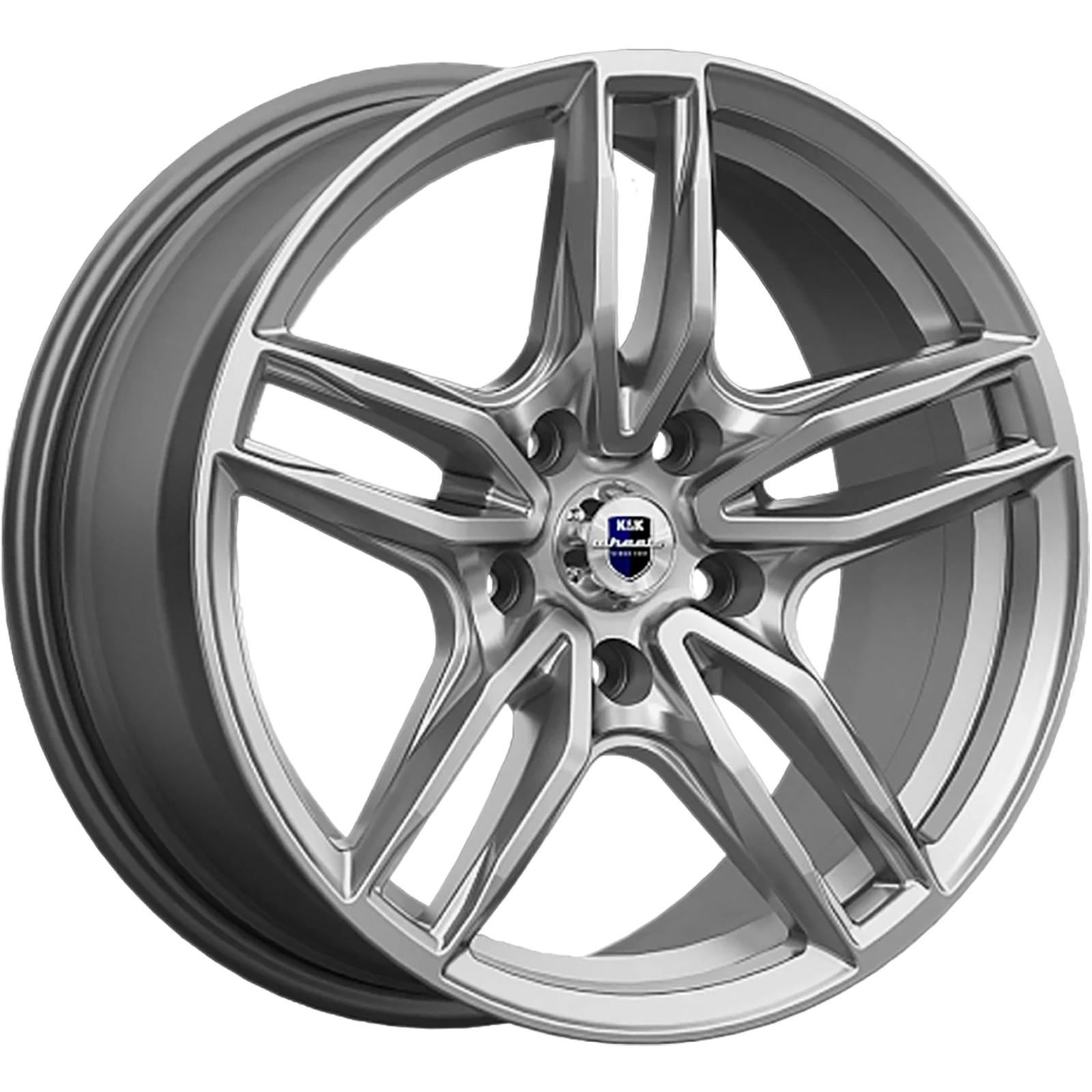 K&K 8x17/5x110 ET35 D65,1 Бартон (КС1110) Дарк платинум