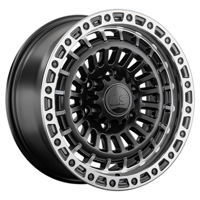 LS 9x18/6x139,7 ET30 D100,1 1348 BKSL (конус, Колпак+лого)