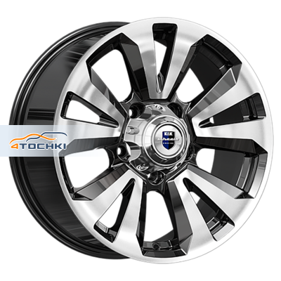 K&K 8x18/5x139,7 ET30 D108,5 Ла-Пас (КС897) Алмаз черный