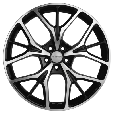 Khomen Wheels 8x20/5x108 ET46 D63,4 KHW2012 (Geely Monjaro (KX11)) Black-FP