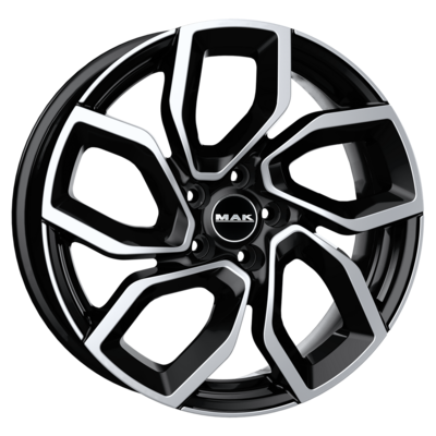 MAK 7,5x18/5x108 ET45 D65,1 Apollo Black mirror