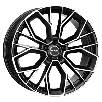 MAK 10x21/5x112 ET19 D66,45 Stilo-D Black mirror