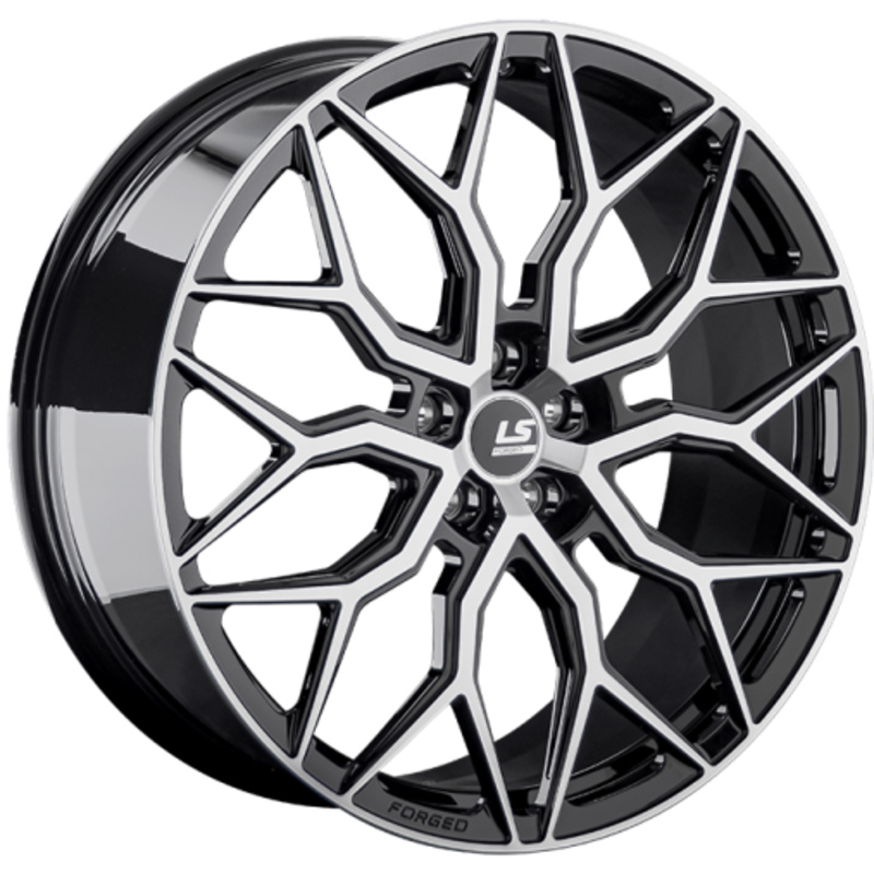 LS Forged 9,5x22/5x120 ET42,5 D72,6 LS FG13 BKF (конус, C570)