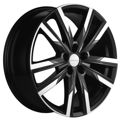 Khomen Wheels 7,5x19/5x112 ET43 D57,1 KHW1905 (Kodiaq/Tiguan) Black-FP