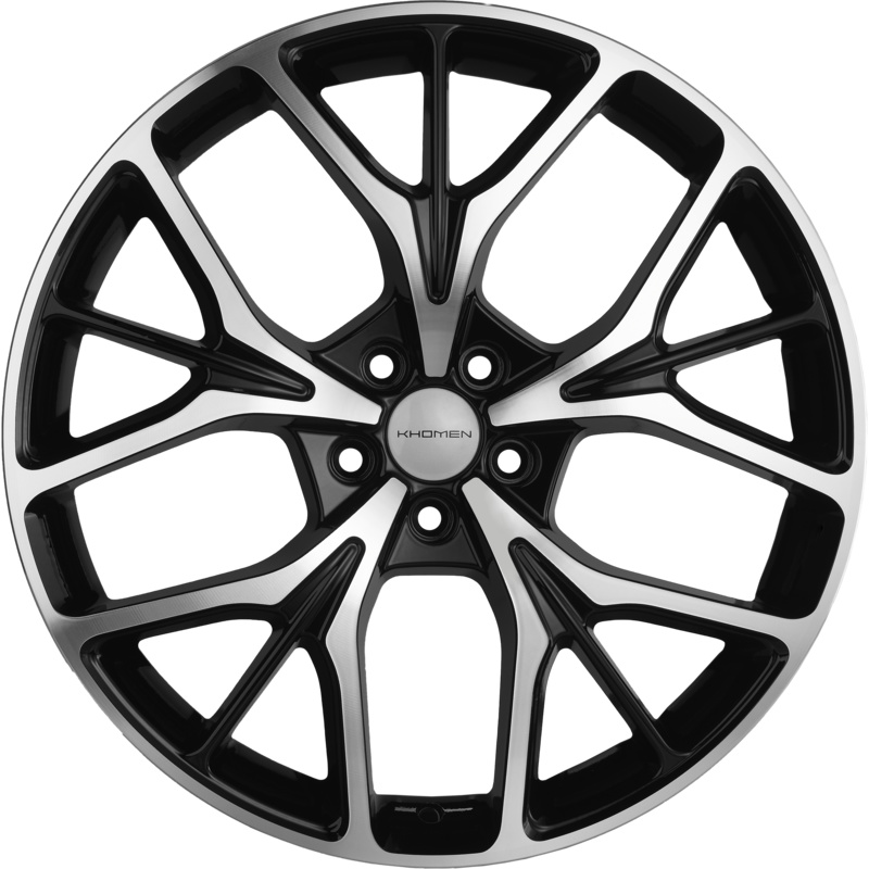 Khomen Wheels 8x20/5x108 ET33 D60,1 KHW2012 (OMODA C5) Black-FP
