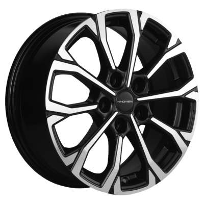 Khomen Wheels 6,5x16/5x112 ET46 D57,1 KHW1605 (Octavia A5/Golf/Jetta) Black-FP