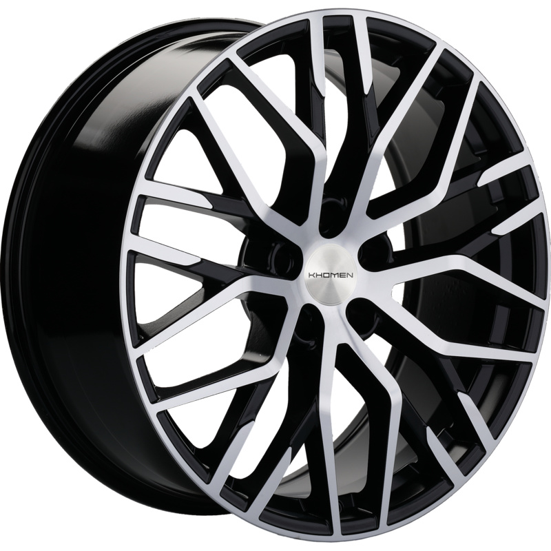 Khomen Wheels 8,5x20/5x112 ET20 D66,5 KHW2005 (Q8) Black-FP (под ORG)
