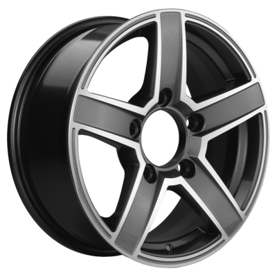 Khomen Wheels 6,5x16/5x139,7 ET35 D98,5 KHW1614 (Niva 4x4 Bronto) Gray-FP