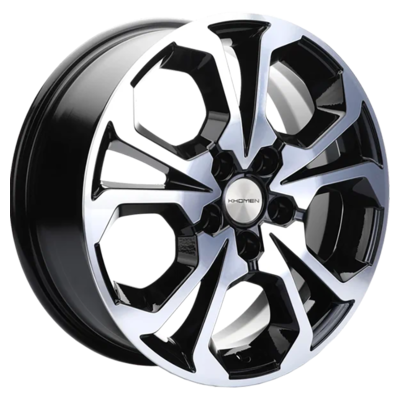 Khomen Wheels 6,5x17/5x114,3 ET37 D66,5 KHW1711 (Jolion) Black-FP