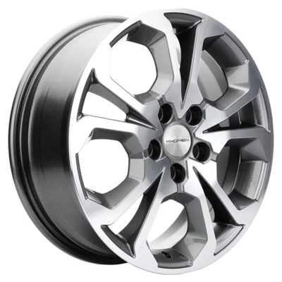 Khomen Wheels 6,5x17/5x114,3 ET50 D64,1 KHW1711 (Haval/Honda) Gray-FP
