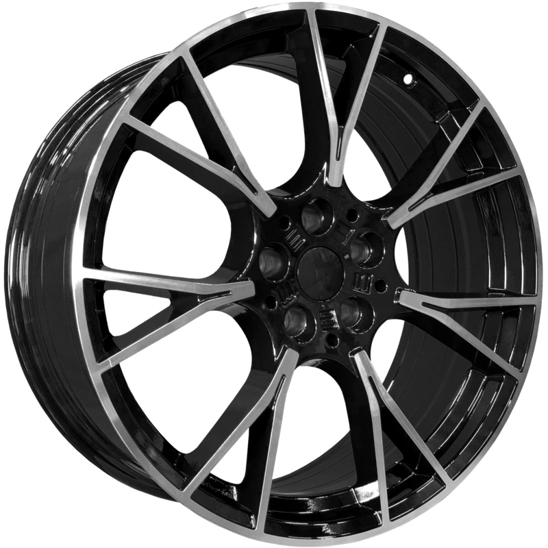PDW 8,5x19/5x112 ET25 D66,6 5407 Gloss Black Machine Face (PDW)