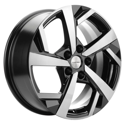 Khomen Wheels 7x17/5x114,3 ET53 D67,1 KHW1712 (Ceed) Black-FP