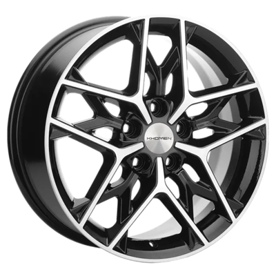 Khomen Wheels 7x17/5x114,3 ET43,5 D67,1 KHW1709 (Hyundai Tucson IV/Kia Sportage V) Black-FP