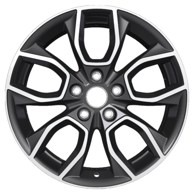Khomen Wheels 7x17/5x108 ET50 D63,35 KHW1713 (Ford C-Max) Black-FP