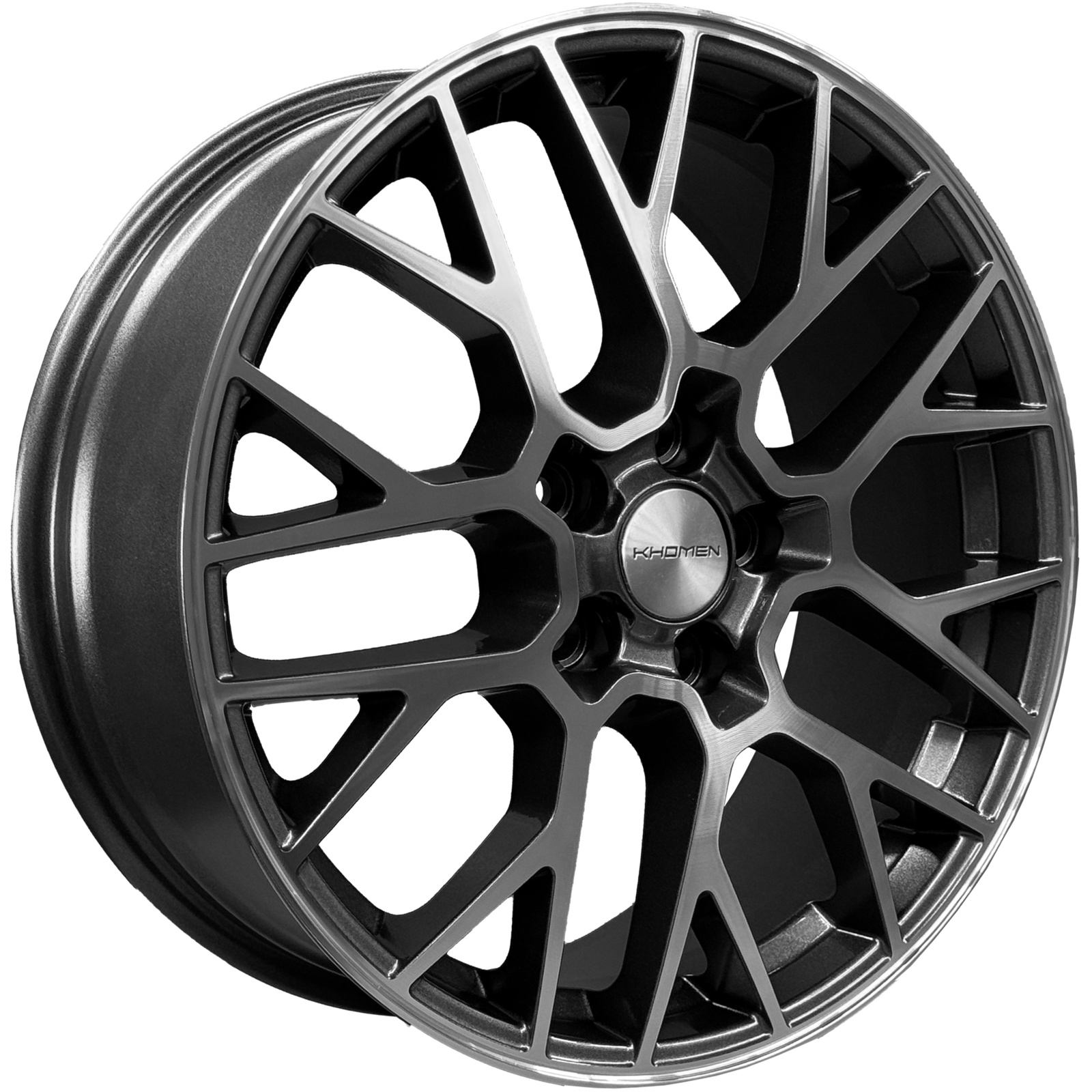 Khomen Wheels 7x18/5x114,3 ET53 D54,1 KHW1818 (Geely Coolray) Gray-FP