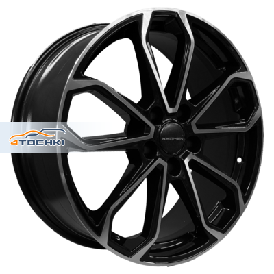 Khomen Wheels 7x18/5x114,3 ET37 D66,6 KHW1816 (Jolion) Black-FP