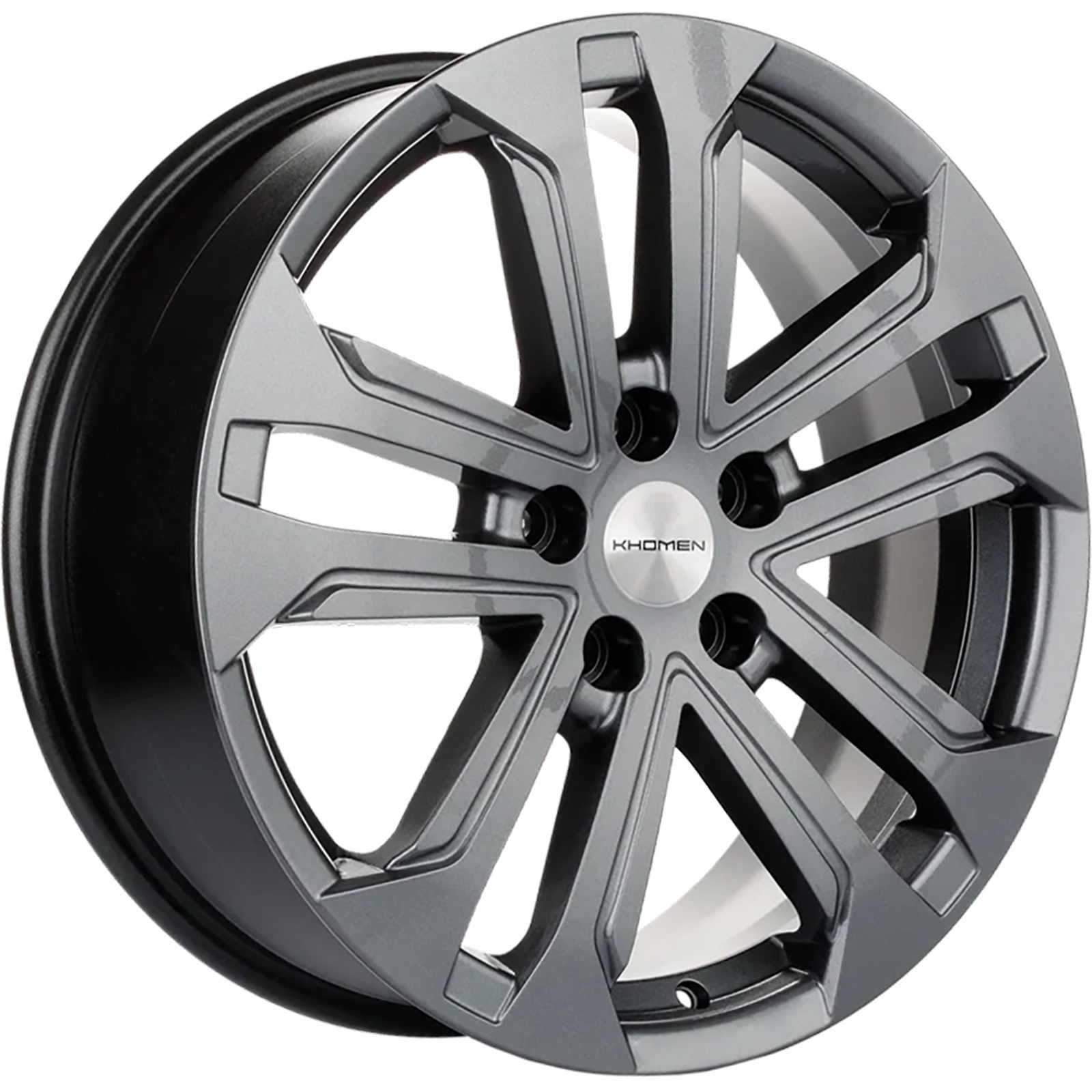 Khomen Wheels 7x18/5x108 ET46 D63,4 KHW1803 (Tugella) Gray