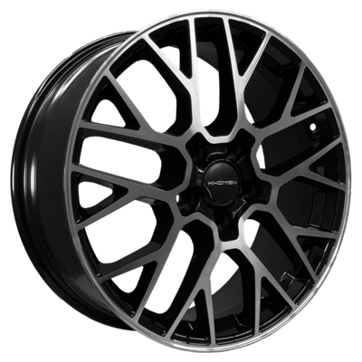Khomen Wheels 7x18/5x114,3 ET35 D60,1 KHW1818 (Changan/Geely/Lexus/Suzuki/Toyota) Black-FP