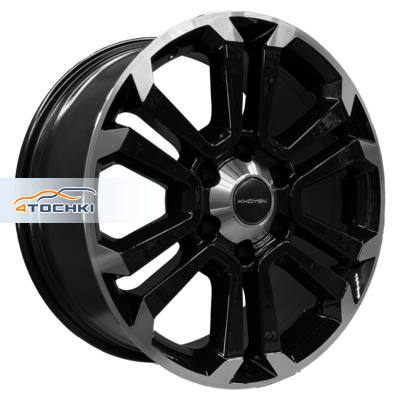 Khomen Wheels 7,5x18/6x139,7 ET42 D100,1 KHW1817 (Great Wall POER) Black-FP