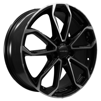 Khomen Wheels 7x18/5x114,3 ET40 D66,1 KHW1816 (Nissan Qashqai) Black-FP
