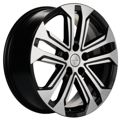 Khomen Wheels 7x18/5x108 ET46 D63,4 KHW1803 (Tugella) Black-FP