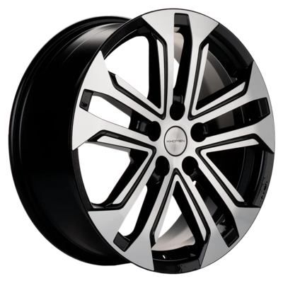 Khomen Wheels 7x18/5x114,3 ET53 D54,1 KHW1803 (Geely Coolray) Black-FP