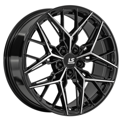 LS FlowForming 9x19/5x112 ET44 D66,6 RC106 BKF (конус)