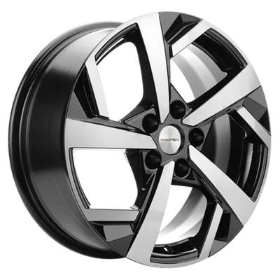 Khomen Wheels 7x17/5x114,3 ET40 D57,1 KHW1712 (Besturn X40) Black-FP