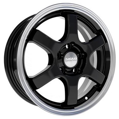 СКАД 6x15/4x100 ET40 D60,1 Киото (КЛ249) Антрацит-алмаз (АРС 014 black)
