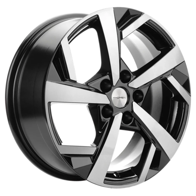 Khomen Wheels 7x17/5x110 ET45 D67,1 KHW1712 (DFM580) Black-FP