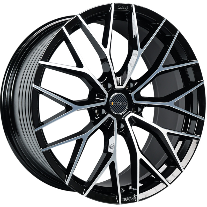 INCH 9,5x21/5x130 ET46 D71,6 GA8532 Gloss Black Machined Face (ZJH)